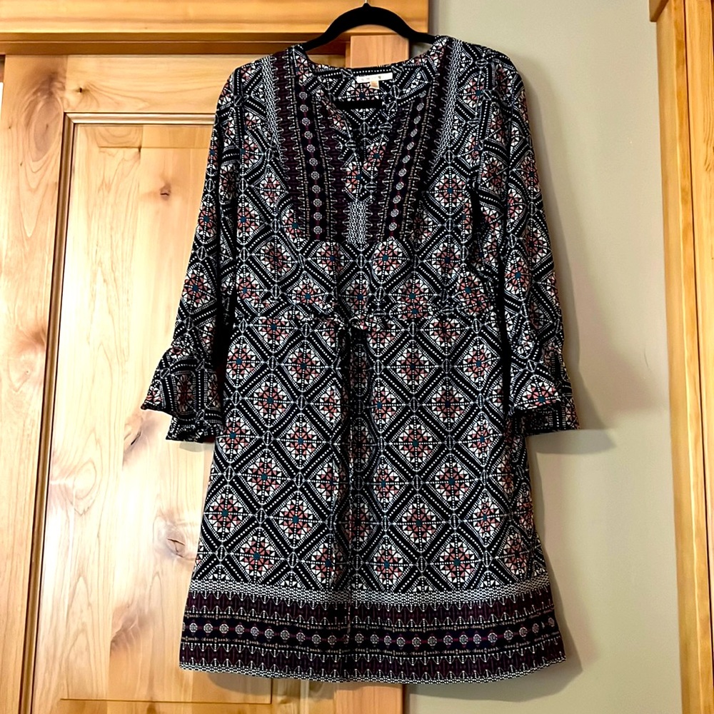 Skies Are blue- fall dress